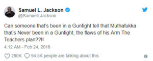 Sam Jackson Tweet