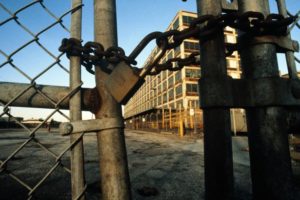 Closed factory